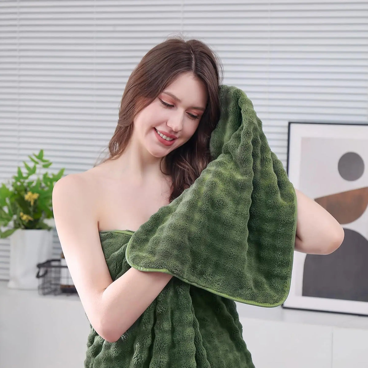Bath Towels Set 6 Piece 40x80 Inches, 2 Extra Large Bath Sheets 2 Hand Towels 2 Washcloths