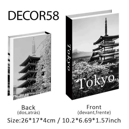 Decorative Faux Books Storage Box Coffee Table Hotel Bedroom Living Room Bookshelf Home Decor Interior Aesthetics Shooting Props