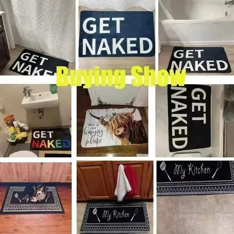 Sugarbunnies Carpet Non-slip Doormat Floor Mat Antiwear Rug for Kitchen Entrance Home Bedroom Cute Footpad Mats Home Decoration