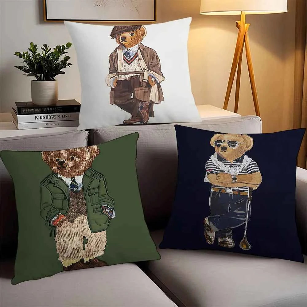 Printing R-Ral P-Ph B-Bear  Pillow Case Office Cushions Suitable For Sofa Car Bedroom Decorative Cushion Cover