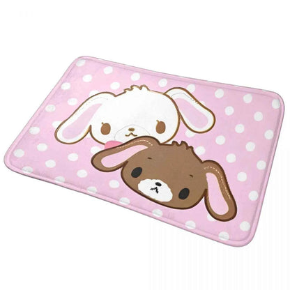 Cute Sugar Rabbit Sugarbunnies Memory Foam Bath Mat Rug Non-Slip Ultra Soft Bathroom Floor Rugs Carpet For Kitchen Shower Bath