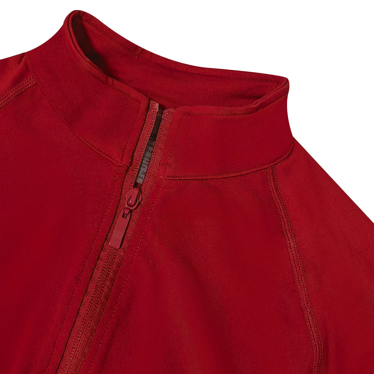 Women’s Zip-Up Sports Jacket — Seamless Long Sleeve Gym Activewear
