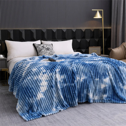 Throw Blanket for Sofa Winter Blanket King Size Home Warm Plaid Comforter Bedspread Bedding Sheet
