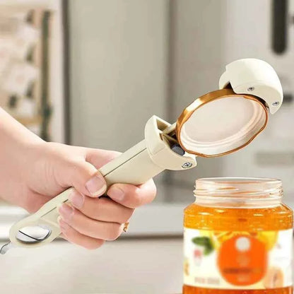 Stainless Steel Magnetic Lid Opener Multifunctional Bottle Opener for Diam 2.5-9.5cm Adjustable WineBeer Can Opener Kitchen Tool