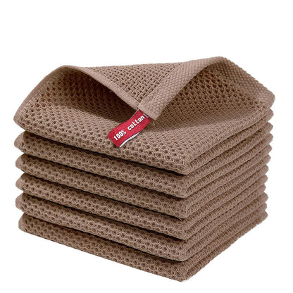 Honeycomb Cotton Kitchen Dishcloth, 5-Pack