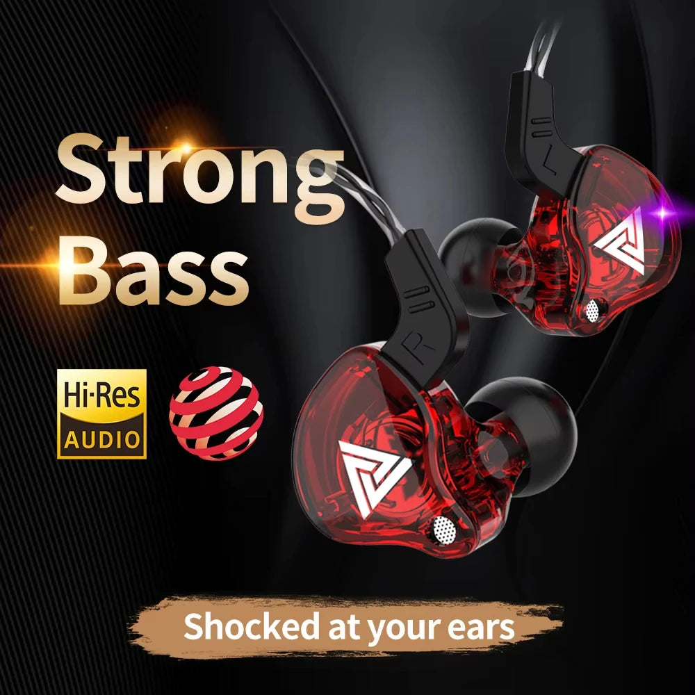 QKZ AK6 Copper Driver HiFi Wired Earphones