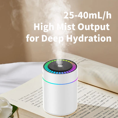 180ML Mini USB Aroma Humidifier & Essential Oil Diffuser with LED Light