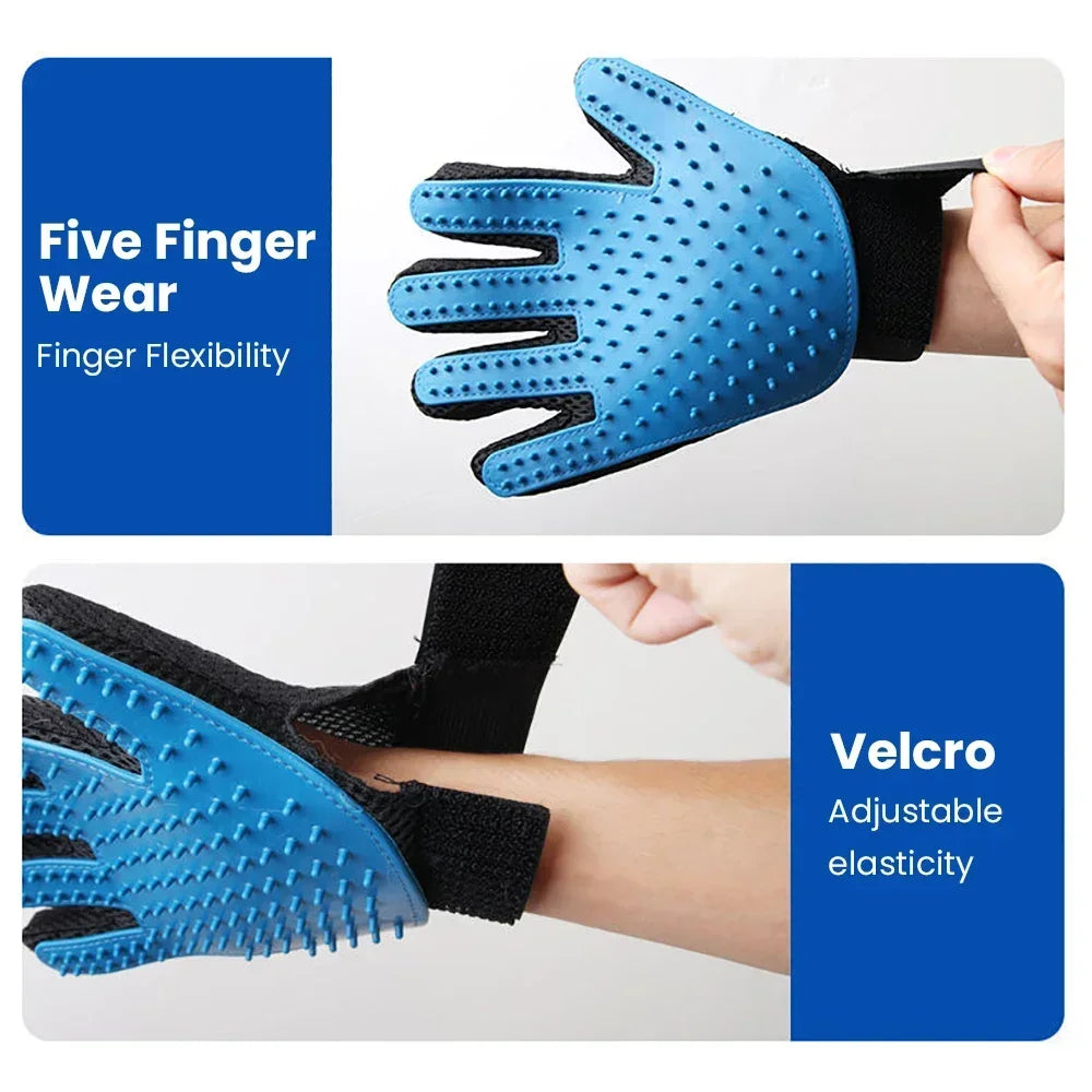 Soft-Bristle Cat Grooming Glove