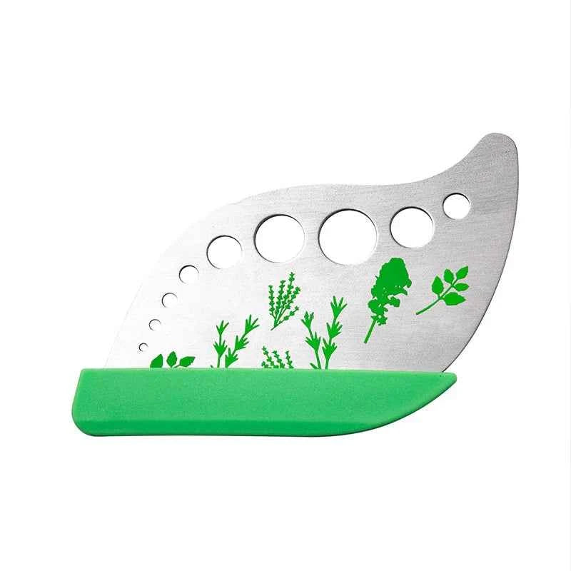 9Hole Stainless Steel Herb Stripper Multifunctional Herb Peeler Herb Vanilla Stripper Vegetable Leaf Remover Cutter Kitchen Tool