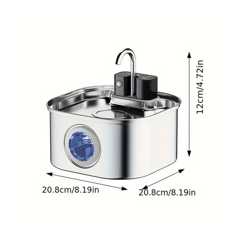 3.2L Automatic Cat Water Fountain, Motion Sensor