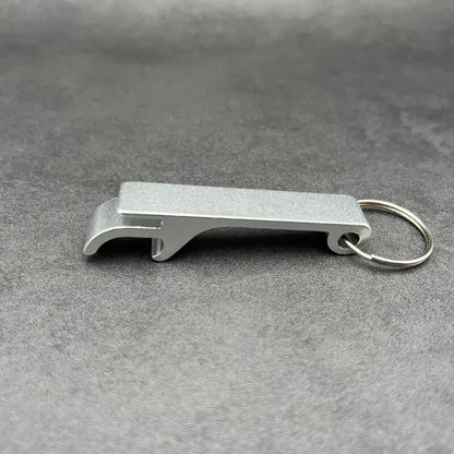 Aluminum Bottle Opener with Keychain Loop – Portable Beer Opener Set of 2