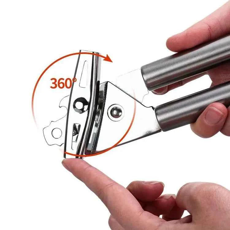 Classic multi-purpose can opener and bottle opener Beer Bottle Box sharp stainless steel cutting wheel kitchen gadgets