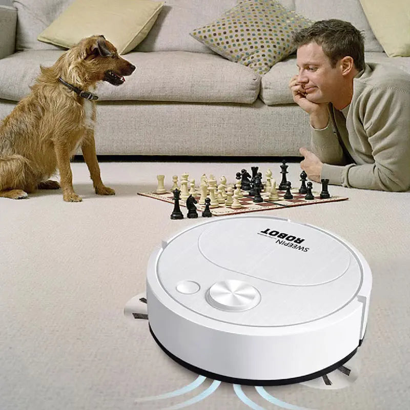3-in-1 USB Mini Robot Vacuum & Floor Sweeper