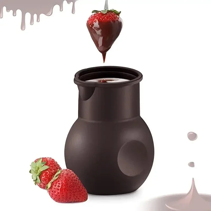 1pc Silicone Chocolate Melting Pot Butter Heat Milk Pourer Jug Butter Sauce Milk Baking Pouring Kettle Baking Tools