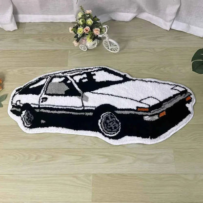 VIKAMA Cold White Car Carpet Digital Printing Technology Simple Home Decor Children's Play Cushion Bedroom Soft Plush Carpet