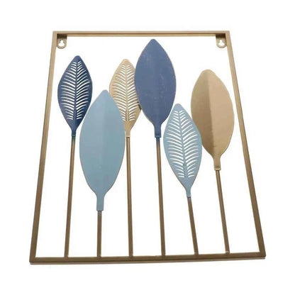 Decor Cabinet Living Room Handicraft Home Decoration Desktop Ornaments Iron Arts Crafts Ginkgo Leaf Ornaments Leaves Sculpture
