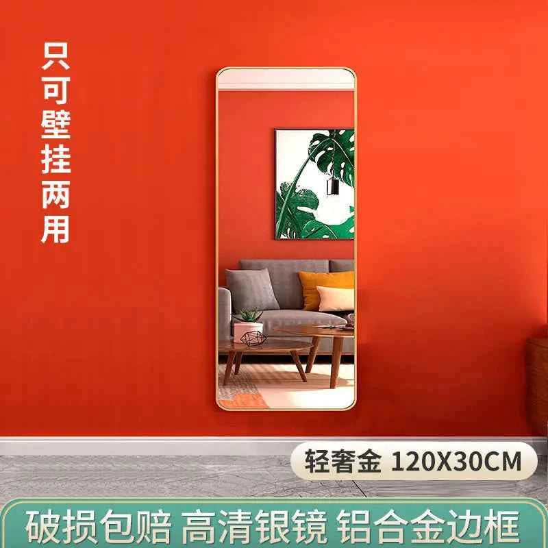 Full-length mirror Floor-to-ceiling  Home wall-mounted fitting  Girl bedroom Girl stereo