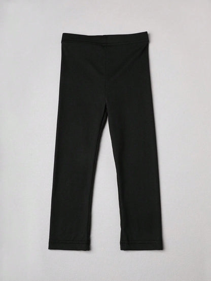 Girl Pants Soft Elastic Kids Leggings Candy Color Girls Skinny Pant Solid Color Trousers for Aged 2-12 Years Children Daily Wear