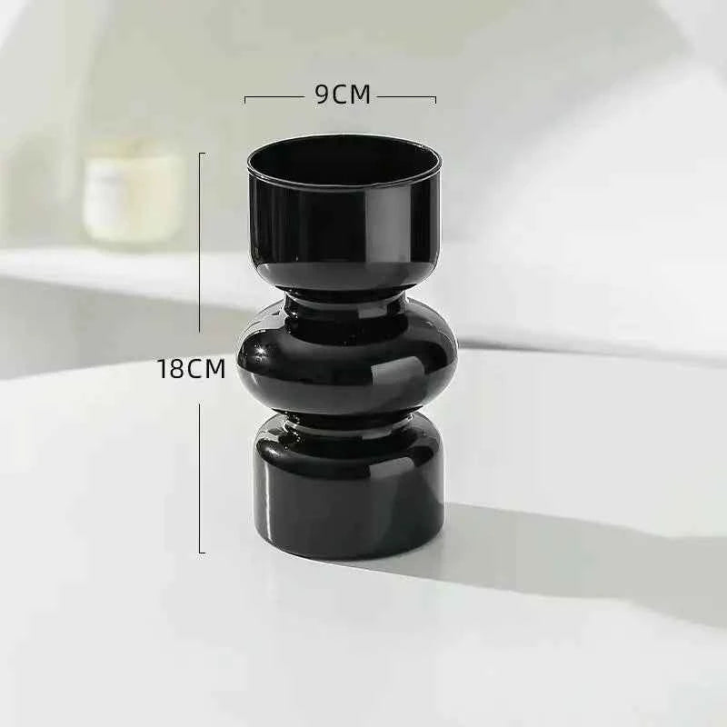 Nordic Creative Personality Retro Glass Vase, Hydroponic Plant, Table Vase, DIY Flower Arrangement Container, New