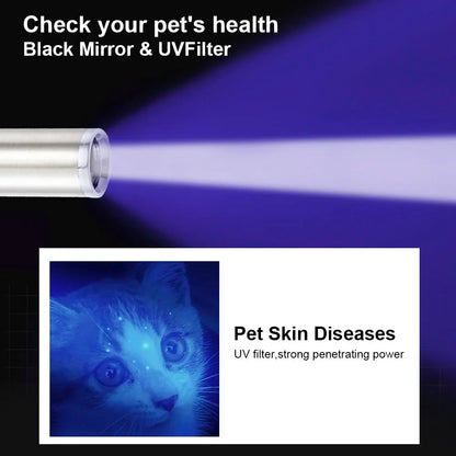 365nm UV Veterinary Wood's Lamp for Pet Fungus Detection