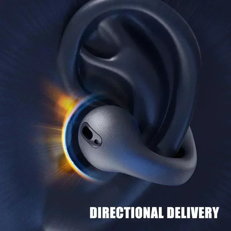 T75 Bone Conduction Headphones – Bluetooth 5.3, HiFi Sound, Waterproof Sport Headset