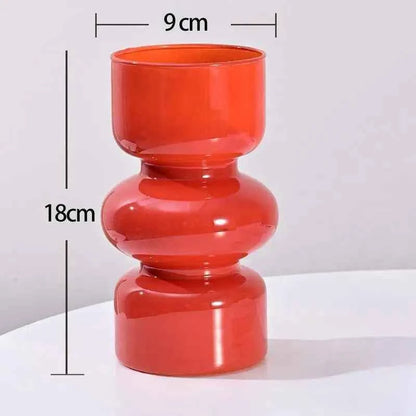 Nordic Creative Personality Retro Glass Vase, Hydroponic Plant, Table Vase, DIY Flower Arrangement Container, New