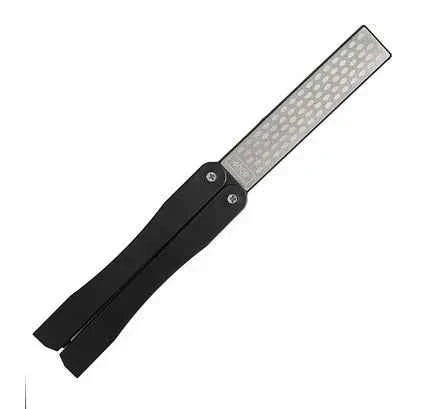 Folding Diamond Knife Sharpener Double-Sided Outdoor Portable Pocket Diamond Sharpening Stone Kitchen Tools Accessories Gadgets