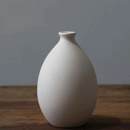 Plain Ceramic Vase  Arrangement Creative and Minimalist Nordic Ins Style Decoration Pottery Props for Home Photography Plain Vas