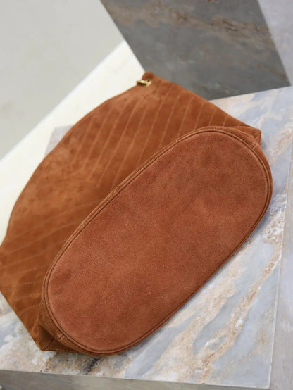 Textured PU Leather Handbag, Premium Metal Ornament