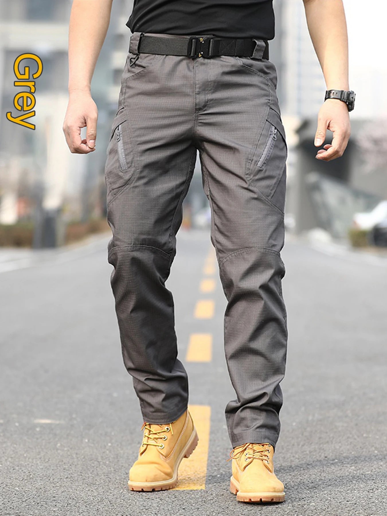 Men's Tactical Pants — Multi-Pocket Scratch-Resistant Breathable Lightweight Outdoor Pants