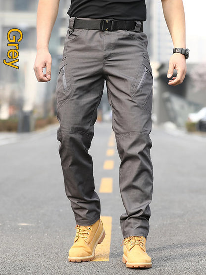 Men's Tactical Pants — Multi-Pocket Scratch-Resistant Breathable Lightweight Outdoor Pants