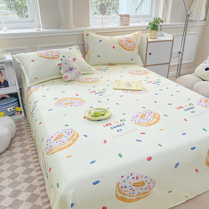 Floral Nordic Flat Sheet, Dorm & Student Bedding