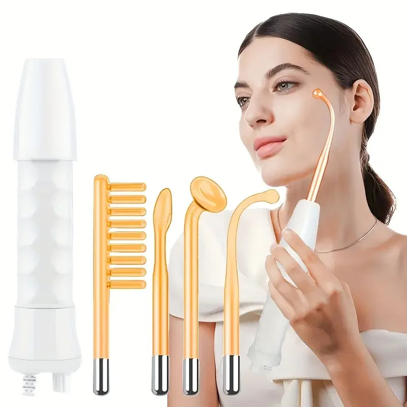 4-in-1 High-Frequency 120KHz Facial Massager Kit