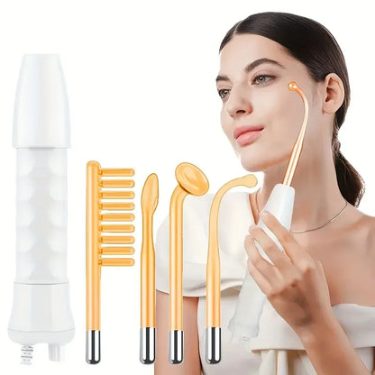 4-in-1 High-Frequency 120KHz Facial Massager Kit
