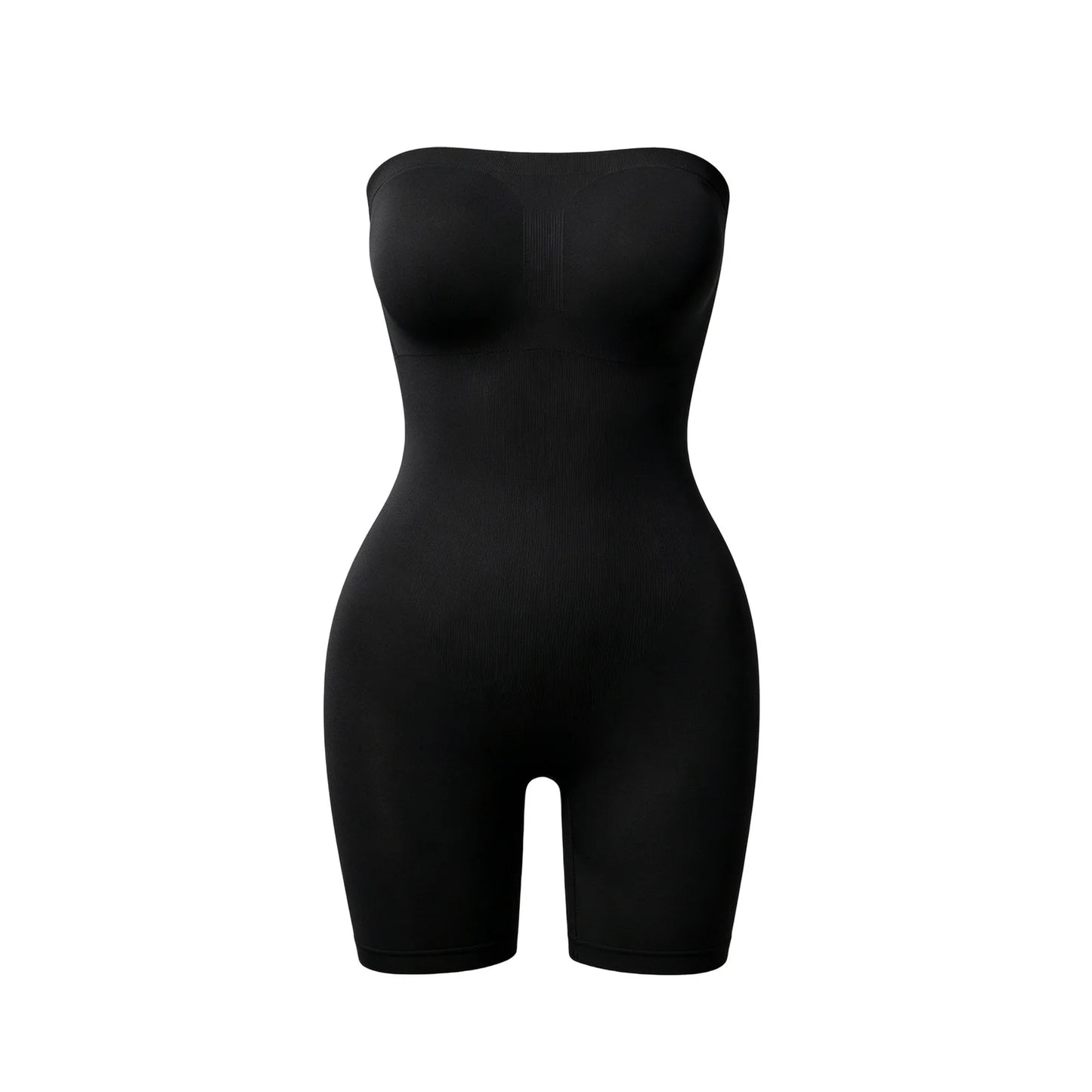 Women's Strapless Shirred Jumpsuit — Soft Breathable Summer Romper
