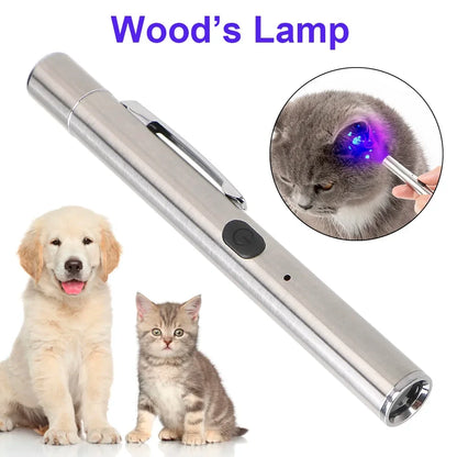 365nm UV Veterinary Wood's Lamp for Pet Fungus Detection