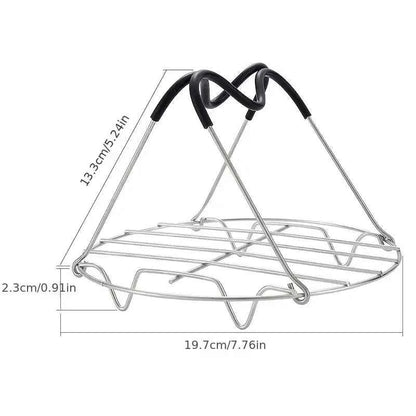 1pc Steamer Rack Trivet with Heat Resistant Compatible with Instant Pot Accessories Quart, Rack Pressure Cooker Trivet