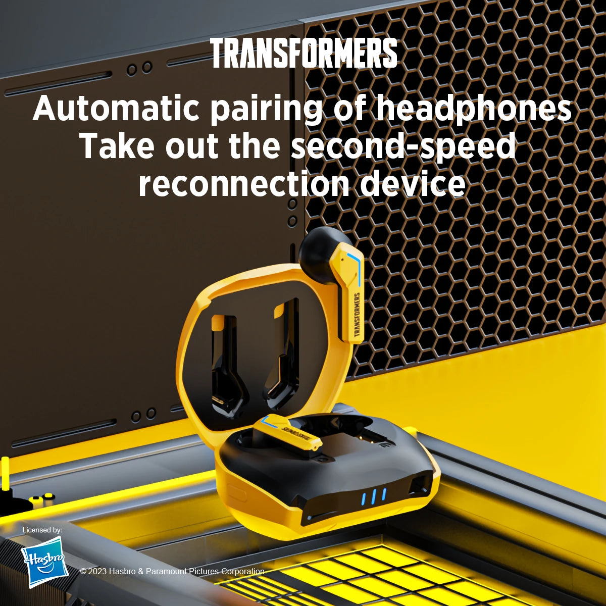 Transformers TF-T06 Gaming Wireless Earbuds – Bluetooth 5.3, Low Latency, HiFi, ENC Mic