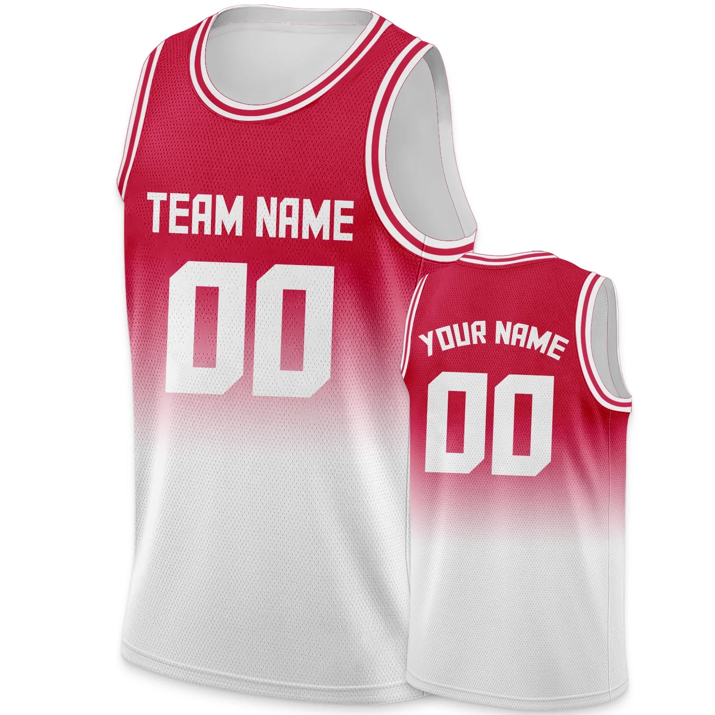 Custom Basketball Jersey Blue Gradient Personalized Printed Name Number Logo Team Shirt for Men Women Youth Kids Fans Gift