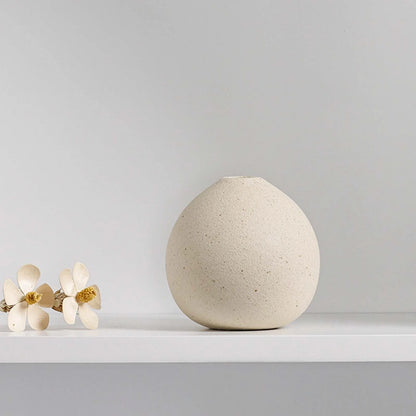 Nordic Flower Vases Floral Arrangements Decorative Art Vases Boho Ceramic Vase for Farmhouse Entryway Home Mantel Accessories