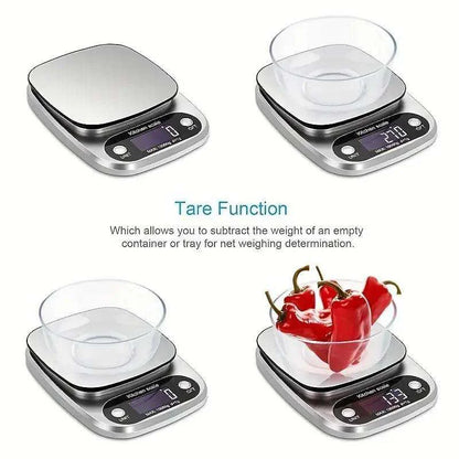High Precision 10kg Digital Kitchen Scale with LCD Display for Food, Baking and Jewelry