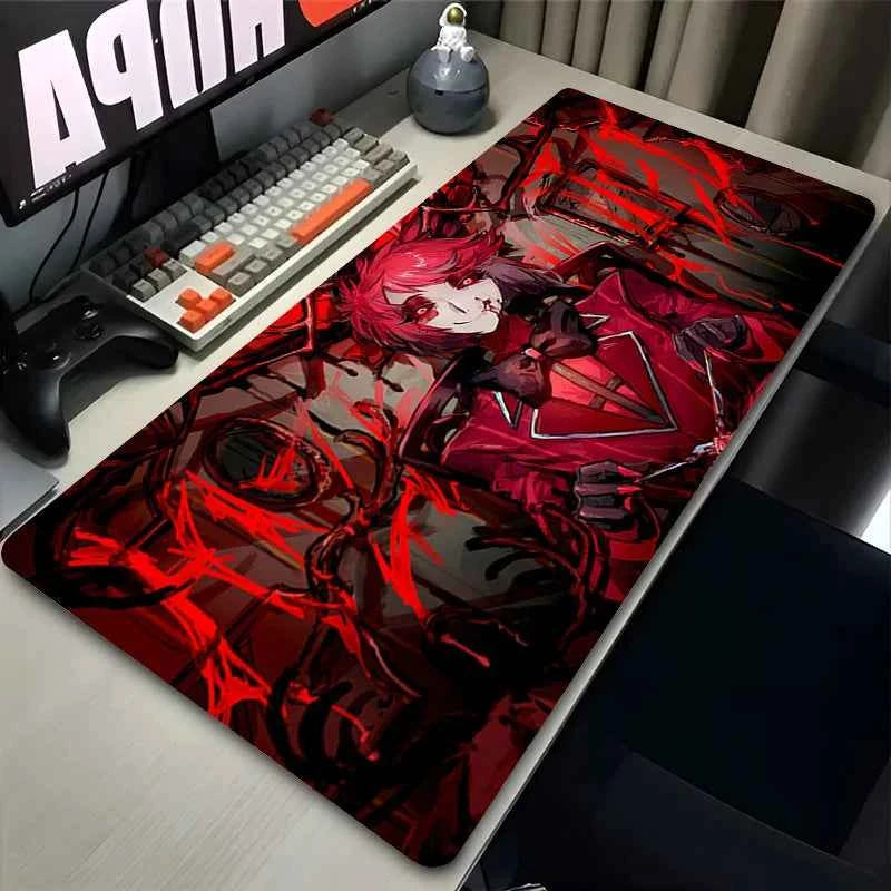 Mouse Pad Hazbin Hotel Game Player Computer Accessories Table Pad Laptop Keyboard Pad Coaster PC Carpet Anime Game Mousepad XXL