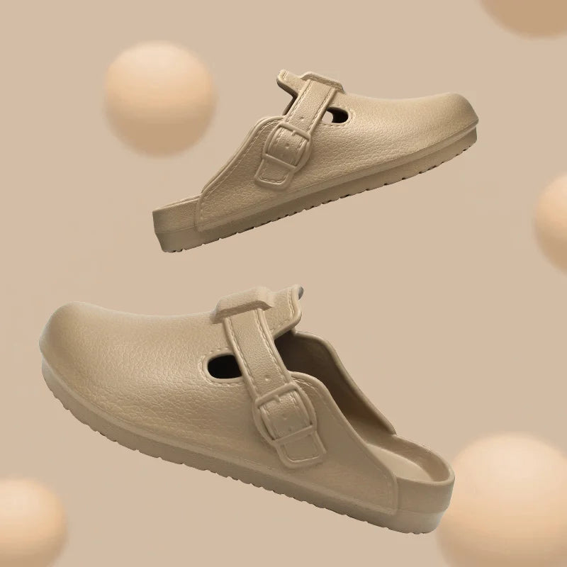 New summer Boken shoes for men casual and fashionable suitable for outdoor wear anti slip beach fishing, Baotou cool slippers