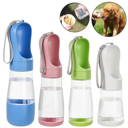 320ml Portable Dog Water Bottle & Food Container