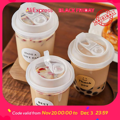 20PCS Eco-Friendly Disposable Paper Cups with Lids | Insulated Sleeve for Coffee Tea Hot Chocolate