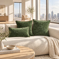 Chenille Cushion Cover, 3 Colors & 3 Sizes