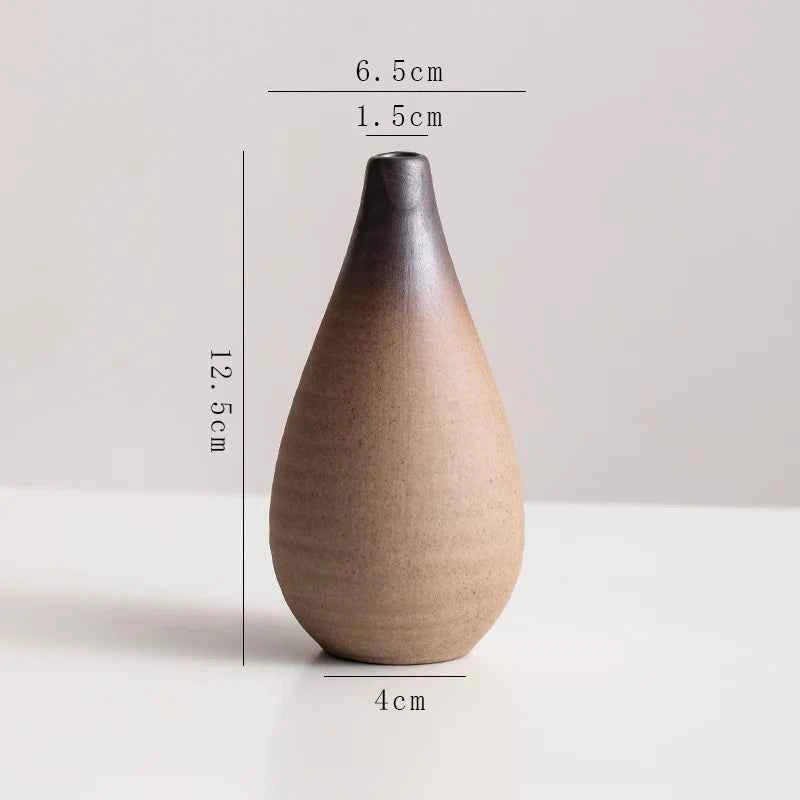 Creative Irregular Stone Shape Ceramic Vase Flowers Plant Potted Hydroponics Mini Vase Interior Aesthetics Home Decoration Gifts