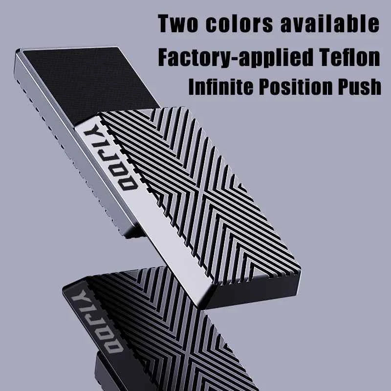 Newest Magnetic Cube Push Slider Anti Stress Metal Fidget Slider DIY Metal Decompression Desk Toys EDC For Adults Kids Gifts