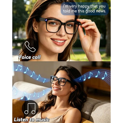 4K HD Smart Camera Glasses – 8MP, AI Translation, Anti-Shake, Photochromic Lenses