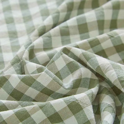 Pillowcase Envelope Style Plaid Couples Plain Ins 48x74cm 100% Pure Cotton Home Textile Household Bedroom Throw Pillow Case